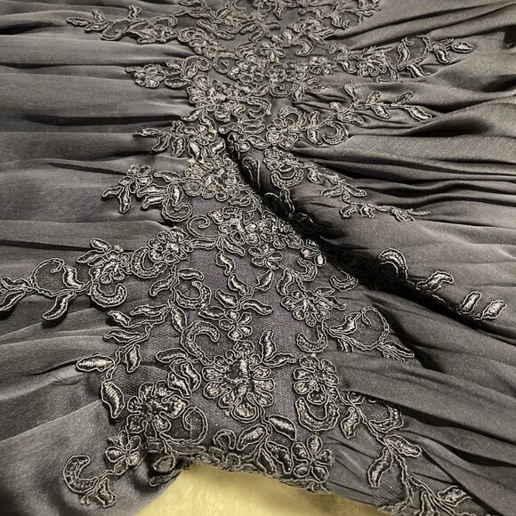 Jade by Jasmine Indigo J165071 Mother Bride Dress Lace Designer Size US 2 NWT - Picture 5 of 6